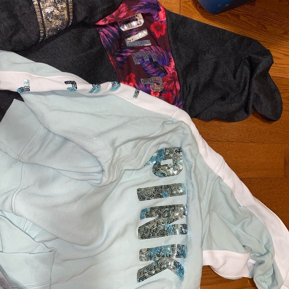 💙VICTORIA SECRET PINK 1/4 ZIP AND HOODIE ZIPS💙 - Picture 3 of 5